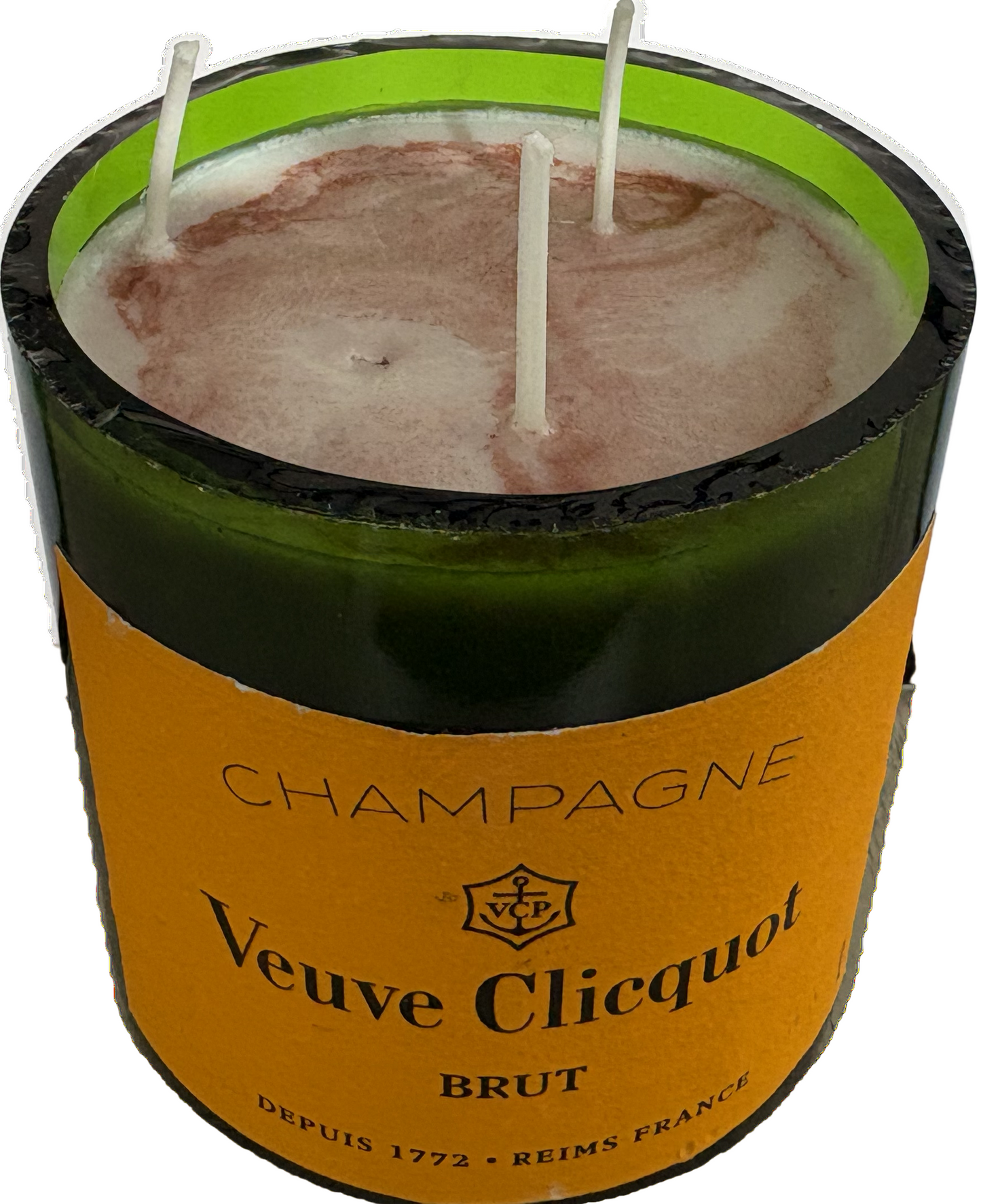 Mahogany Wood Clicquot Candle
